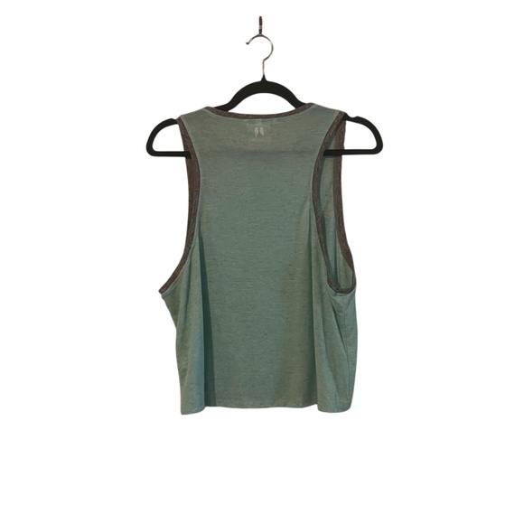 Victoria Secret Women's Green and Gray Sleeveless Tank Size M - Picture 2 of 3